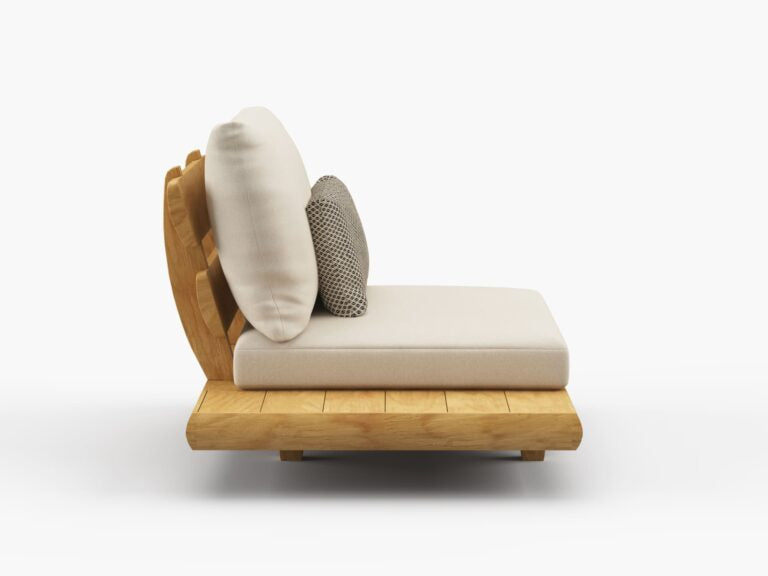 Sorrento Teak End/Table Seat Section