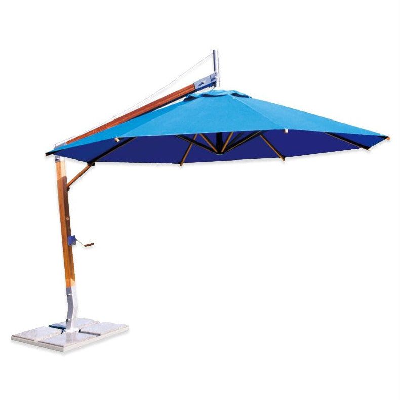 Sirocco 10' Round Bamboo Cantilever Umbrella
