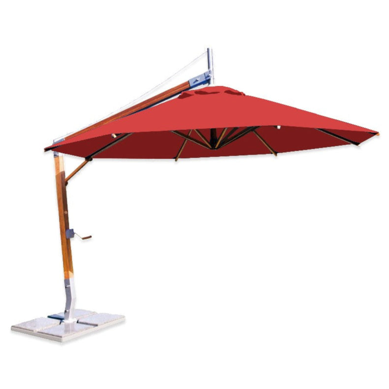 Sirocco 10' Round Bamboo Cantilever Umbrella